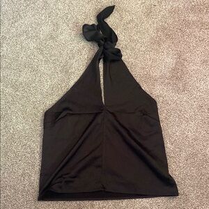 Chic Black Halter Top